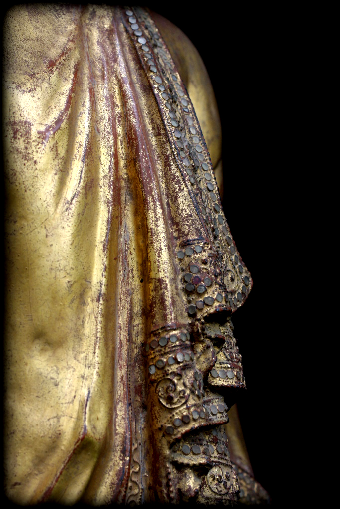 Extremely Rare Eary 19C Mandalay Burmese Buddha #A025